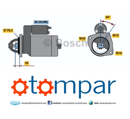Ford Focus Fiesta 1.4 Starter Motor